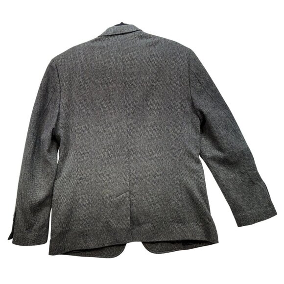 American Eagle Outfitters Mens The Legendary Blazer L Wool Blend Herringbone Jac - Picture 11 of 13